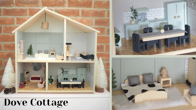 DIY Dollhouse Nightstand - at home with Ashley