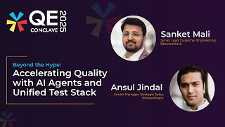 Famous Accelerating Quality with AI Agents and Unified Test Stack | Ansul Jindal & Sanket Mali Profile