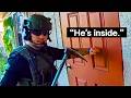 Moments Before SWAT Team Extracts Dangerous Suspect