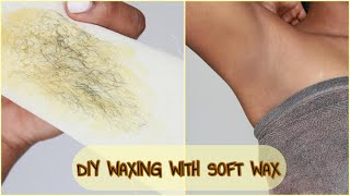 DIY Waxing Armpits W/ Soft Wax | Quarantine Edition