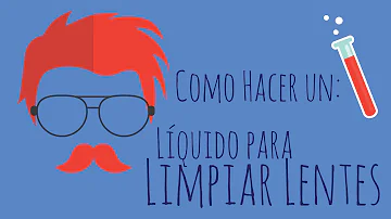 ¿Cómo se hace un limpiador de gafas casero?