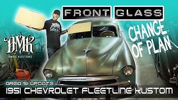Chopped 51 Chevy Fleetline, The Front Windshield - Part 1