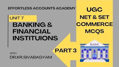 Banking and Financial Institutions | Part 3 MCQs