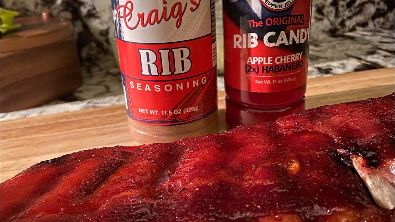 Baby back ribs #Texas Pepper Jelly Rib Candy 