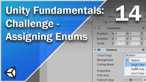 Assigning Enums - Challenge - Unity Fundamentals - 14