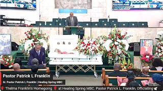 Thelma Franklin's Homegoing Service