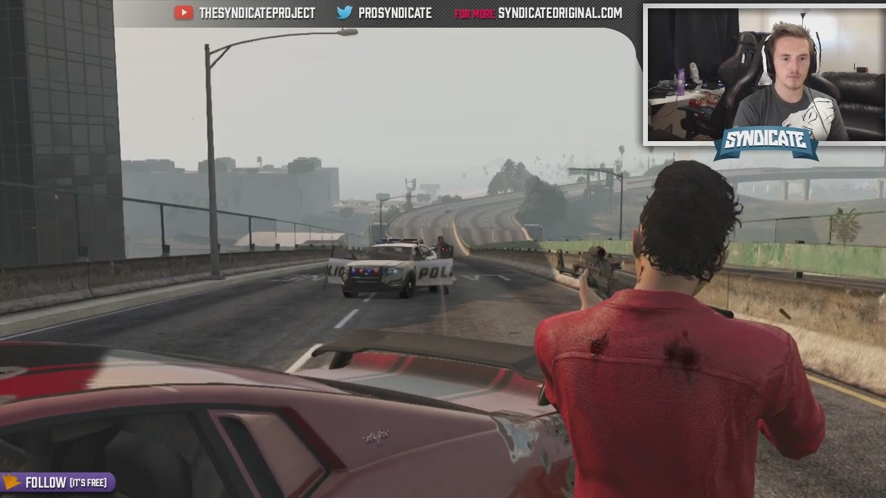 The 'Dominator' Police Chase - Grand Theft Auto 5 - YouTube