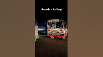 Apsrtc bus accident #shorts