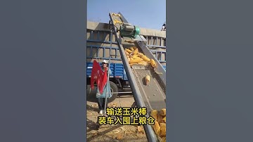 Corn cob conveyor, good helper for carrying corn cob into cages, going to the room,