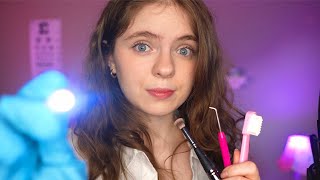 FASTEST Medical ASMR?? 🤨 Cranial Nerve Exam, Lice Check, Ear / Eye Exam, Dentist ROLEPLAY