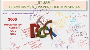 IIT JAM GEOLOGY 2008 (11-15) # GEOLOGY # GEOLOGY MCQ # UPSC GSI # GATE # NET/JRF