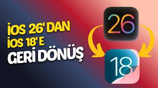 Mac Üzerinden iOS 26’dan iOS 18’e Geri Dönüş - iOS Downgrade (2025 En Detaylı Rehber)