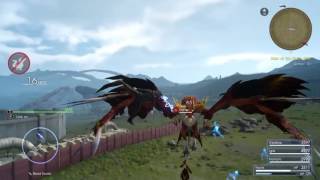 Final Fantasy 15 Ruler of the Brave Skies gameplay