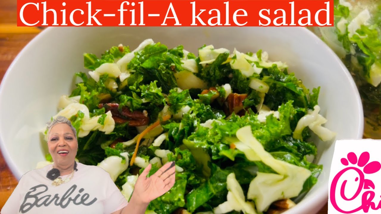 How to make Chick-fil-A kale salad (delicious!) - YouTube