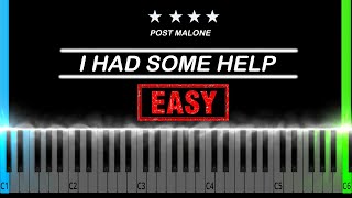 I Had Some Help (Easy) - Post Malone