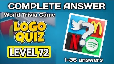 Logo Quiz, World trivia game | level 72 answers @brainitquizzes  #logoquiz
