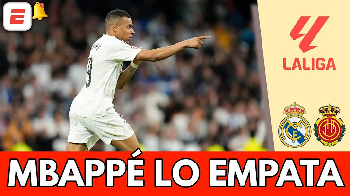 GOL DE MBAPPÉ le da VIDA al REAL MADRID y empata el partido 1-1 ante EL MALLORCA | La Liga