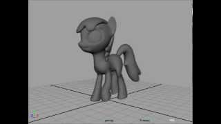 MLP / Maya: Mare Walk Cycle Animation First Pass