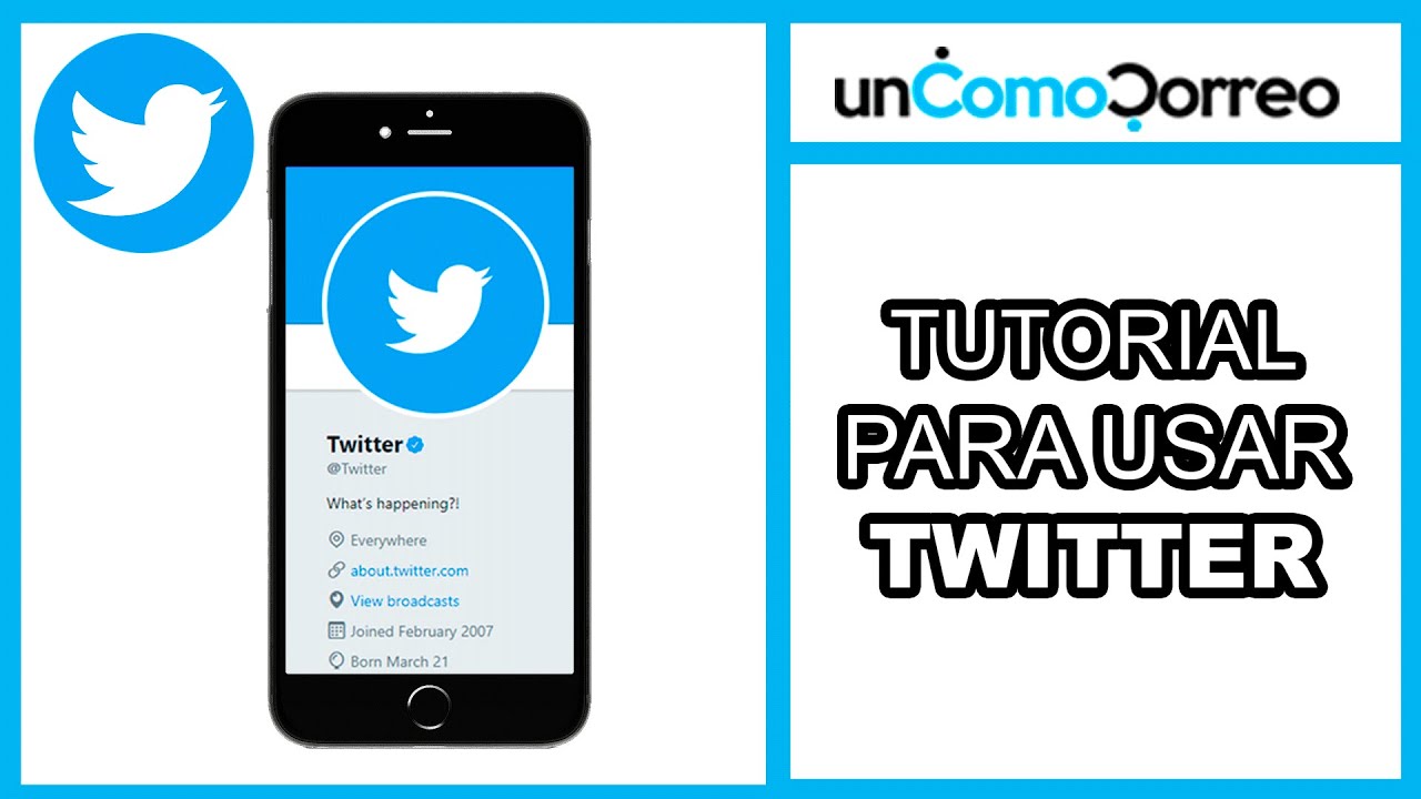 TUTORIAL PARA USAR TWITTER [COMO USAR TWITTER] - YouTube