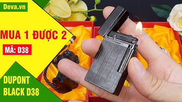 Bật lửa Dupont đen Black D38 | DEVA.VN |. Giá : 950.000 VNĐ