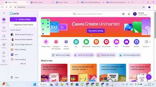 Exploring the Canva Dashboard And Tools