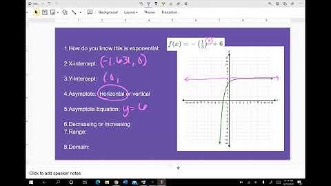 Review Key features of logs and exponentials