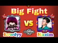  rowdyy vs nazim  big fight  brilliant gameplay  carrom pool miniclip