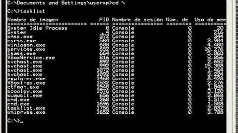 Comando CMD tasklist y taskkill para ver y cerrar procesos de windows