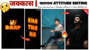 Attitude Status Editing | Boys Attitude Status | New Trending | Kinemaster Editing