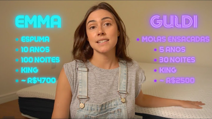 COLCHÃO EMMA OU GULDI? Vídeo que eu QUERIA ter visto ANTES DE COMPRAR MEU COLCHÃO