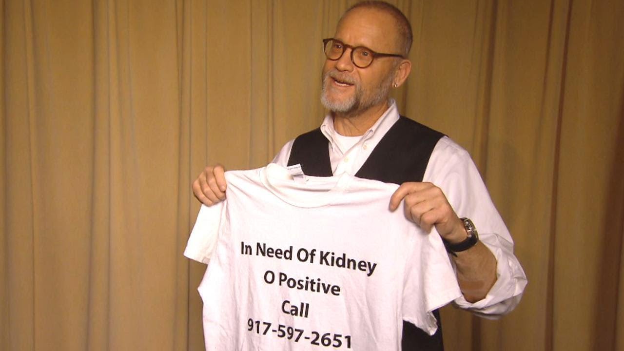 Father-of-five's T-shirt ad finds kidney donor