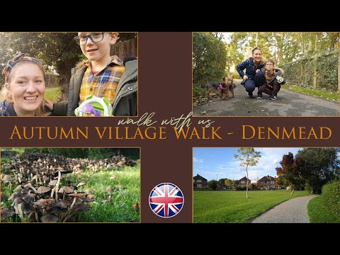 Autumn village walk   Denmead   Walk with us, virtual walk