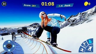 Snowboard Master 3D - Snowboard Party Fun Games Gameplay screenshot 1