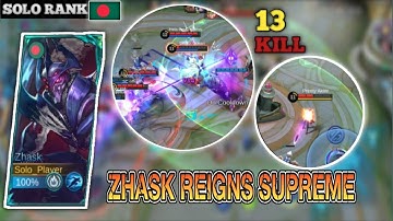 Zhask Reigns Supreme Easy Rank Push: 13 Kills to Crush the Meta and Claim Victory