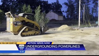 PG&E starts undergrounding work on the Skyway between Wagstaff Road and Rocky Lane