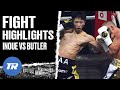 Naoya inoue knocks out butler in rd 11 to become undisputed bantamweight champion  fight highlights