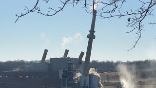 James River Power Plant Implosion