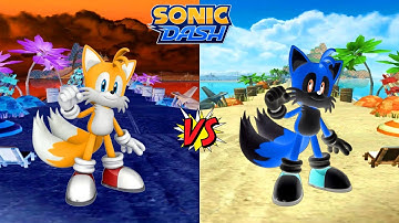 SONIC DASH - TAILS vs GHOST TAILS SCARY GAMEPLAY GHOST MODE