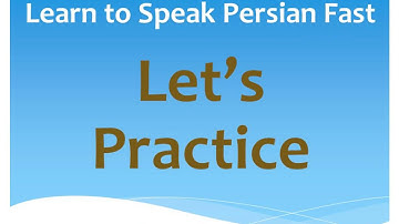 Learn to Speak Persian / Farsi Fast: for Beginners: Lesson 17: New Persian Words