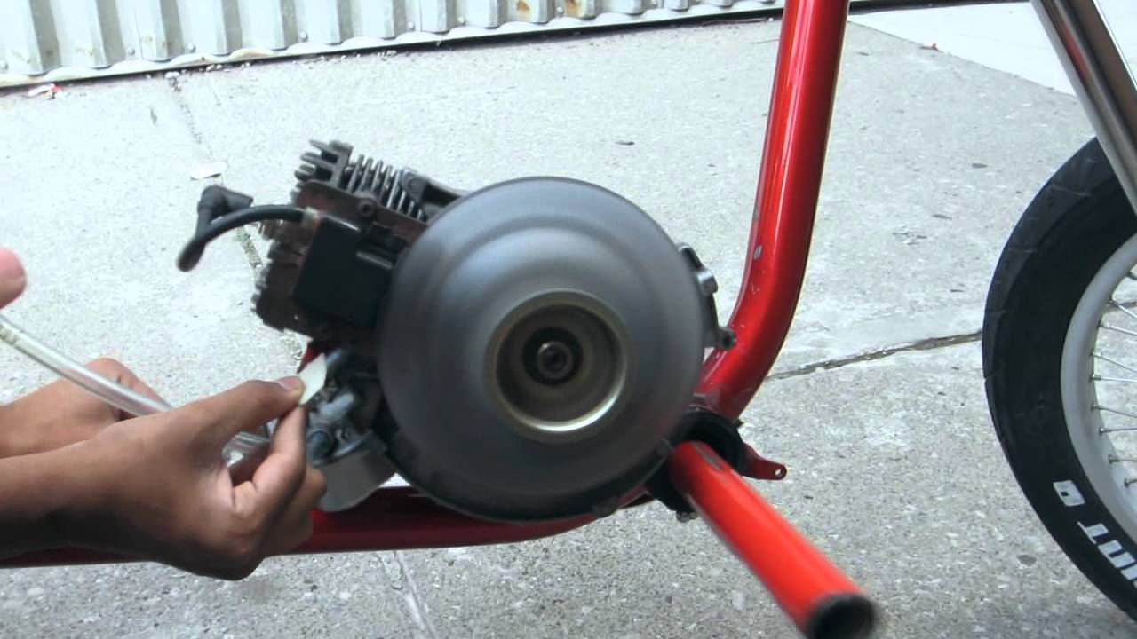 Engine Mount On Chopper Bicycle YouTube
