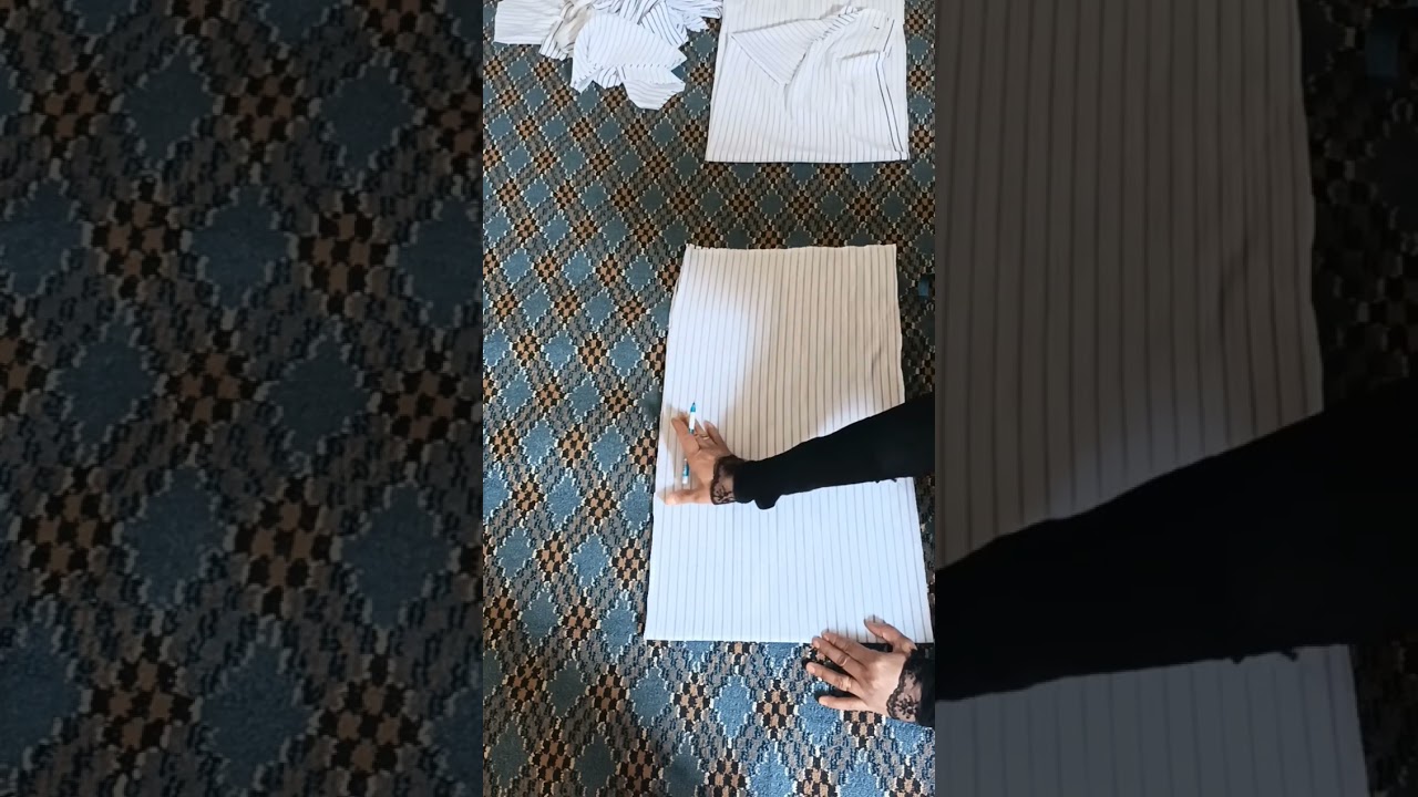 فصال وخياطة موديل ابو العقده باسهل طريقة 👗✂️🪡