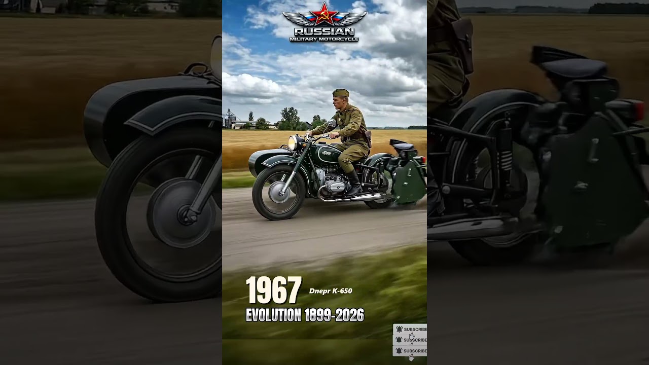 Russian Military Motorcycle Evolution (1899-2026) | From 1899 to Kalashnikov Electric! ShiftEvo
