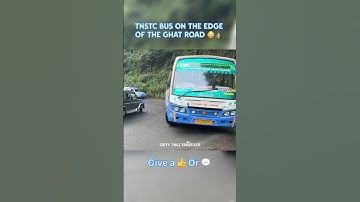 TNSTC Blue Bus Nails Smooth U-Turn in Sharp Ghat Curve 🔥 Respect to Drivers! #ootytn43traveller