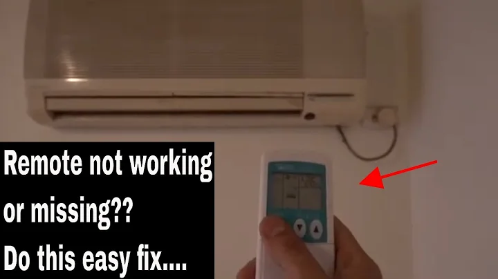 Air conditioner remote not working or missing.. Do this - DayDayNews
