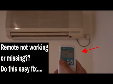 Video: Paano I-on Ang Air Conditioner Nang Walang Isang Remote Control