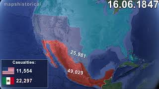 The Mexican-American War in 1 minute using Google Earth