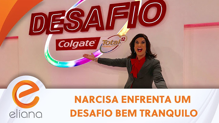 Narcisa enfrenta um desafio bem tranquilo | Programa Eliana (15/09/19)