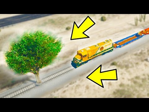 CAN A TREE STOP THE TRAIN IN GTA 5?