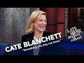 Cate Blanchett Explains Where Her Moral Compass Lies. Anatomically.