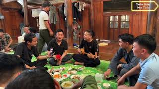 Liên khúc hát then hai thầy trò tặng gia đình nhà chú Tâm khán giả kéo đến ầm ầm